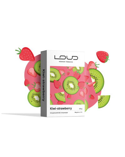 Тютюн Loud Light Line Kiwi Strawberry (Ківі, Полуниця) 50 г