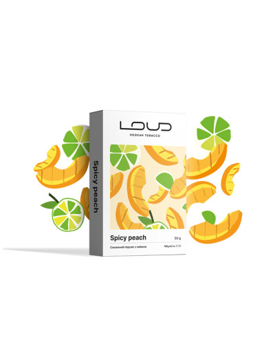 Тютюн Loud Light Line Spicy Peach (Персик, Лайм) 50 г