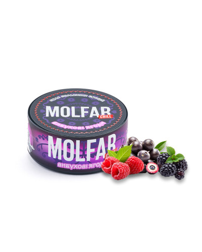 Тютюн Molfar Chill Line Вибухові Ягоди (Асаї, Малина, Ягоди) 100 г