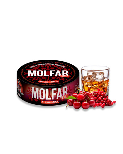 Тютюн Molfar Chill Line Вишнівка (Віскі, Вишня, Журавлина) 100 г