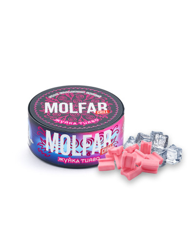 Тютюн Molfar Chill Line Жуйка Turbo (Жуйка Turbo, Лід) 100 г