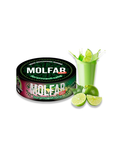 Тютюн Molfar Chill Line Йогуртовий лайм (Йогурт, Лайм) 100 г