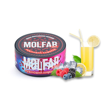 Тютюн Molfar Chill Line Рубіновий лимонад (Рубіновий лимонад, Лід) 100 г - фото 1