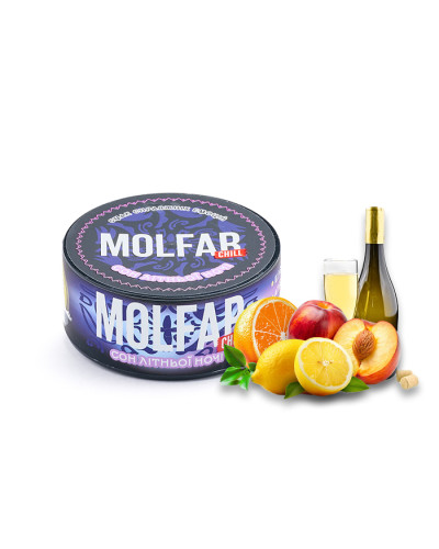 Тютюн Molfar Chill Line Сон Літньої Ночі (Біле вино, Апельсин, Персик, Лимон) 100 г