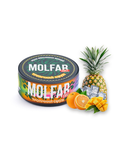 Тютюн Molfar Chill Line Тропічний смузі (Ананас, Апельсин, Манго, Лід) 100 г