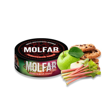 Тютюн Molfar Chill Line Ревеневий Пиріг (Ревінь, Зелене яблуко, Печиво) 100 г - фото 7