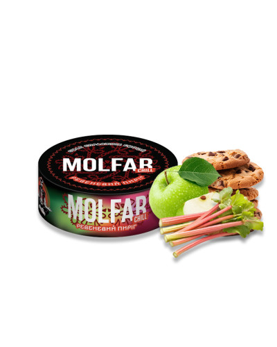 Тютюн Molfar Chill Line Ревеневий Пиріг (Ревінь, Зелене яблуко, Печиво) 100 г