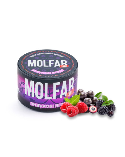 Тютюн Molfar Chill Line Вибухові Ягоди (Асаї, Малина, Ягоди) 200 г