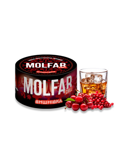 Тютюн Molfar Chill Line Вишнівка (Віскі, Вишня, Журавлина) 200 г