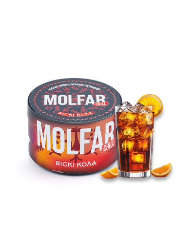 Тютюн Molfar Chill Line Віскі Кола (Віскі, Кола, Апельсин) 200 г