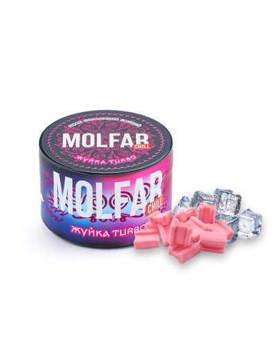 Тютюн Molfar Chill Line Жуйка Turbo (Жуйка Turbo, Лід) 200 г