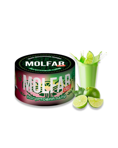 Тютюн Molfar Chill Line Йогуртовий лайм (Йогурт, Лайм) 200 г