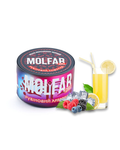 Тютюн Molfar Chill Line Рубіновий лимонад (Рубіновий лимонад, Лід) 200 г