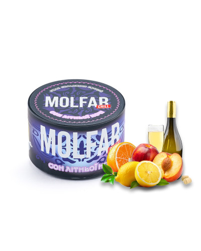 Тютюн Molfar Chill Line Сон Літньої Ночі (Біле вино, Апельсин, Персик, Лимон) 200 г