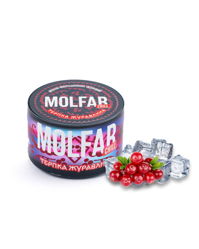 Тютюн Molfar Chill Line Терпка Журавлина (Журавлина, Лід) 200 г