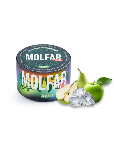 Тютюн Molfar Chill Line Хухи (Груша, Яблуко, Лід) 200 г
