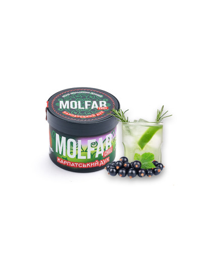 Тютюн Molfar Chill Line Карпатський Дух (Джин, Чорна смородина, Ялина) 40 г