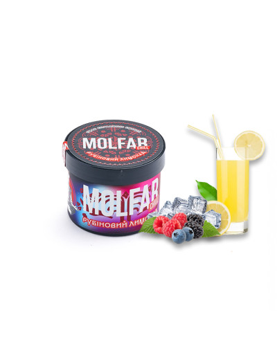 Тютюн Molfar Chill Line Рубіновий лимонад (Рубіновий лимонад, Лід) 40 г