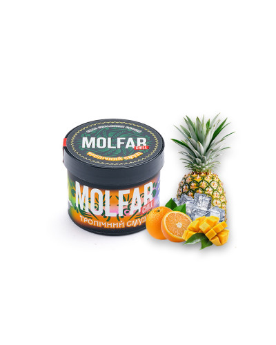Тютюн Molfar Chill Line Тропічний смузі (Ананас, Апельсин, Манго, Лід) 40 г