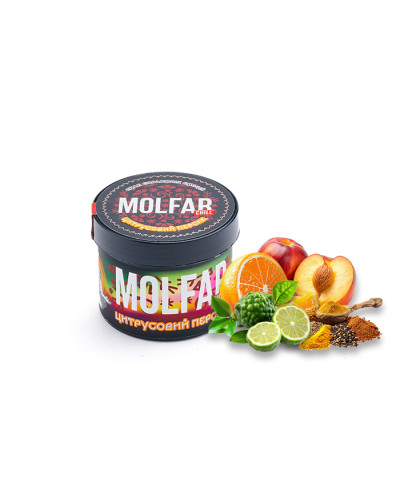 Тютюн Molfar Chill Line Цитрусовий Персик (Апельсин, Персик, Бергамот, Спеції) 40 г