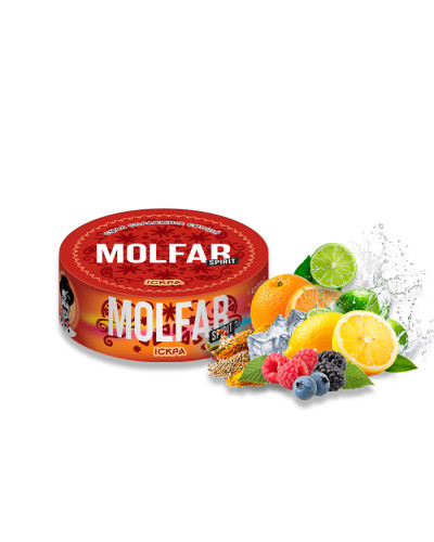 Тютюн Molfar Spirit Line Іскра (Цитрус, Лісові ягоди, Прянощі, Холод) 100 г