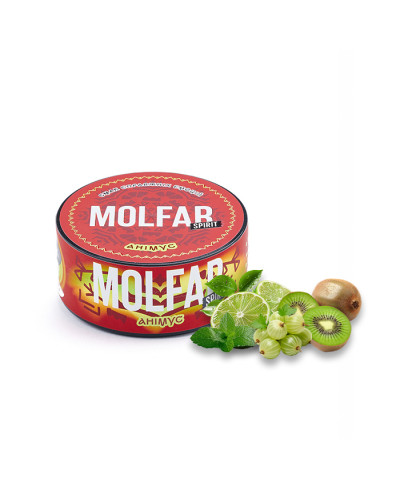 Тютюн Molfar Spirit Line Анімус (Ківі, Аґрус, Лайм, Мята) 100 г