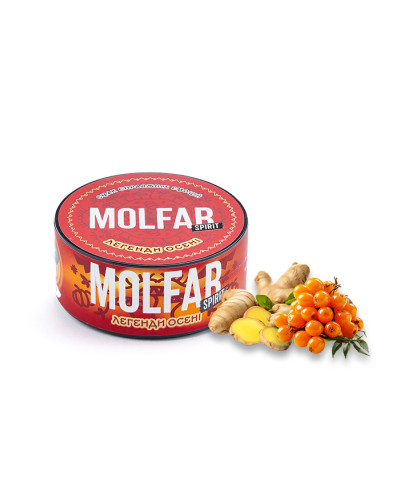 Тютюн Molfar Spirit Line Легенди осені (Імбир, Обліпиха) 100 г