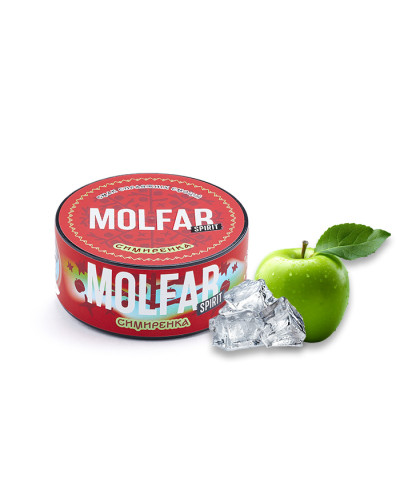 Тютюн Molfar Spirit Line Симиренка (Зелене яблуко, Лід) 100 г