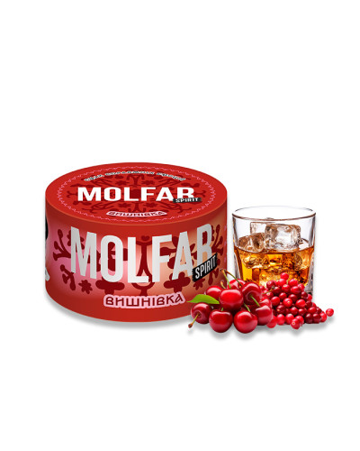 Тютюн Molfar Spirit Line Вишнівка (Віскі, Вишня, Журавлина) 200 г