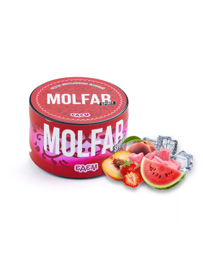 Тютюн Molfar Spirit Line Едем (Персик, Кавун, Полуниця, Жуйка, Лід) 200 г