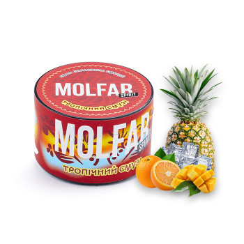 Тютюн Molfar Spirit Line Тропічний смузі (Ананас, Апельсин, Манго, Лід) 200 г - фото 9