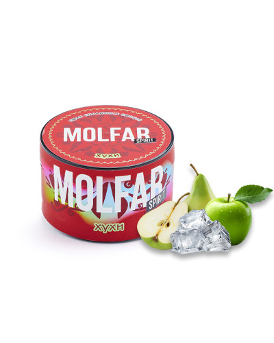 Тютюн Molfar Spirit Line Хухи (Груша, Яблуко, Лід) 200 г
