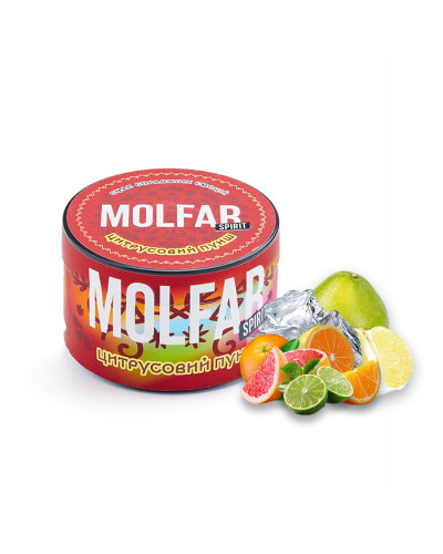 Тютюн Molfar Spirit Line Цитрусовий Пунш (Апельсин, Грейпфрут, Лайм, Лід, Помело) 200 г