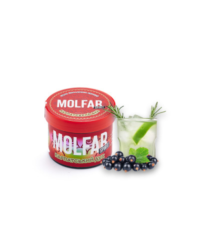 Тютюн Molfar Spirit Line Карпатський дух (Джин, Чорна смородина, Ялина) 40 г