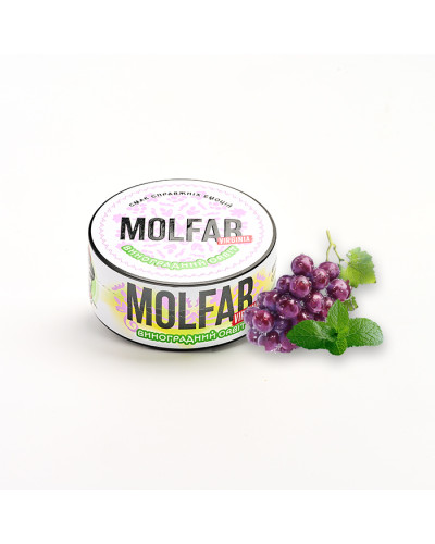 Тютюн Molfar Verginia Line Виноградний orbit (Виноград, М\'ята) 100 г