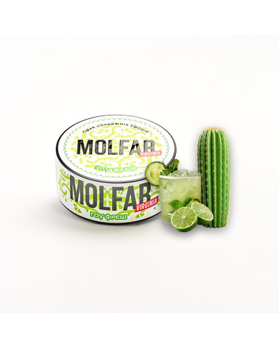 Тютюн Molfar Verginia Line Гоу Фреш (Огірковий лимонад, Кактус, Лайм) 100 г