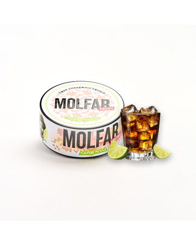 Тютюн Molfar Verginia Line Лайм кола (Лайм, Кола, Лід) 100 г