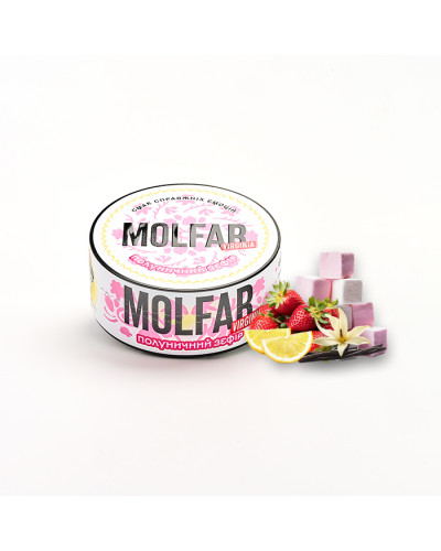 Тютюн Molfar Verginia Line Полуничний зефір (Мармелад, Полуниця, Лимон, Ваніль) 100 г