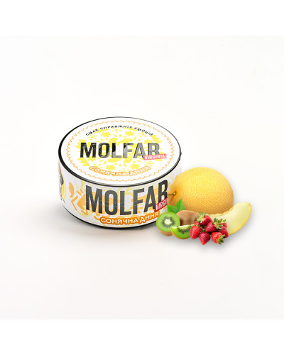 Тютюн Molfar Verginia Line Сонячна диня (Полуниця, Диня, Ківі) 100 г
