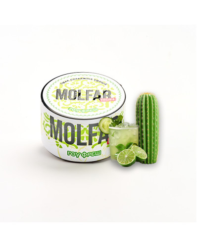 Тютюн Molfar Verginia Line Гоу Фреш (Огірковий лимонад, Кактус, Лайм) 200 г