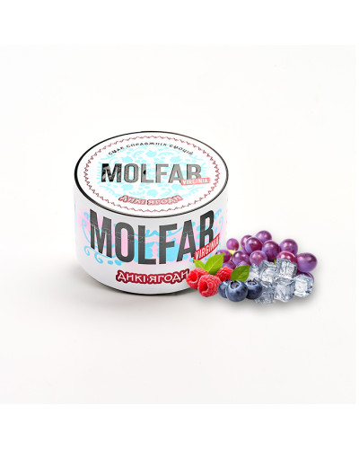 Тютюн Molfar Verginia Line Дикі ягоди (Виноград, Лід, Малина, Чорниця) 200 г
