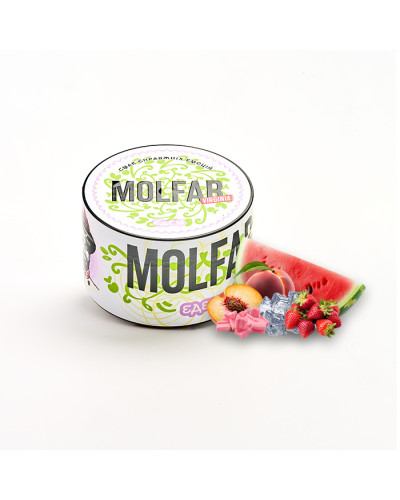 Тютюн Molfar Verginia Line Едем (Кавун, Полуниця, Лід, Персик, Солодка жуйка) 200 г