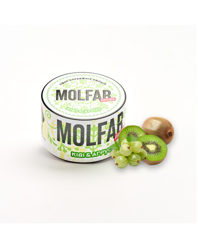 Тютюн Molfar Verginia Line Ківі Аґрус (Ківі, Аґрус) 200 г