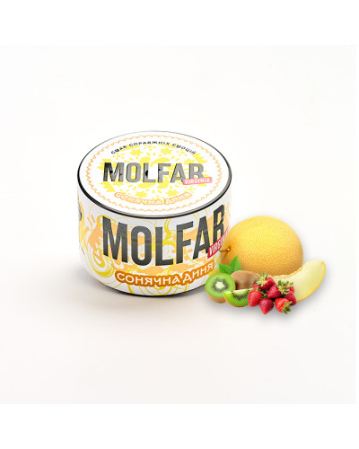 Тютюн Molfar Verginia Line Сонячна диня (Полуниця, Диня, Ківі) 200 г