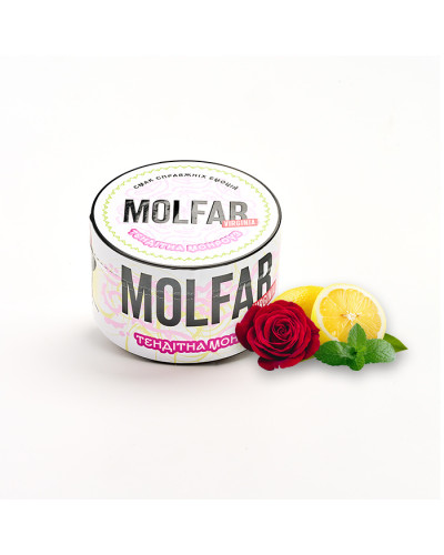 Тютюн Molfar Verginia Line Тендітна Монроуз (Лимон, Троянда, М\'ята) 200 г
