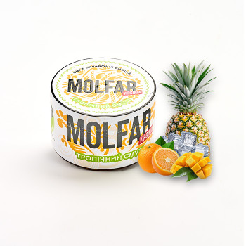 Тютюн Molfar Verginia Line Тропічний смузі (Ананас, Апельсин, Манго, Лід) 200 г - фото 10