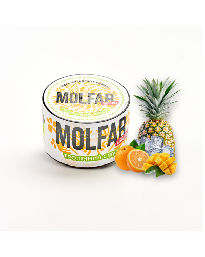 Тютюн Molfar Verginia Line Тропічний смузі (Ананас, Апельсин, Манго, Лід) 200 г