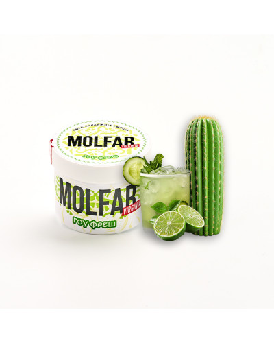 Тютюн Molfar Verginia Line Гоу Фреш (Огірковий лимонад, Кактус, Лайм) 40 г