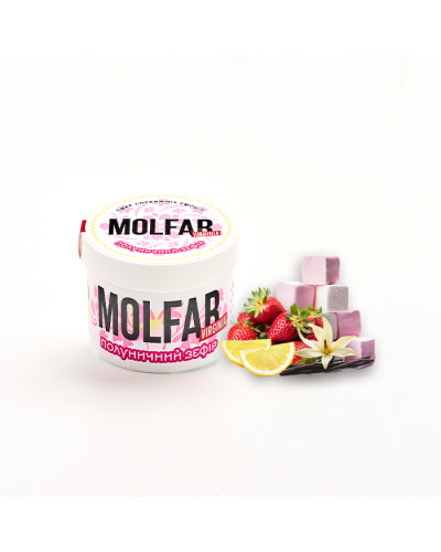 Тютюн Molfar Verginia Line Полуничний зефір (Мармелад, Полуниця, Лимон, Ваніль) 40 г