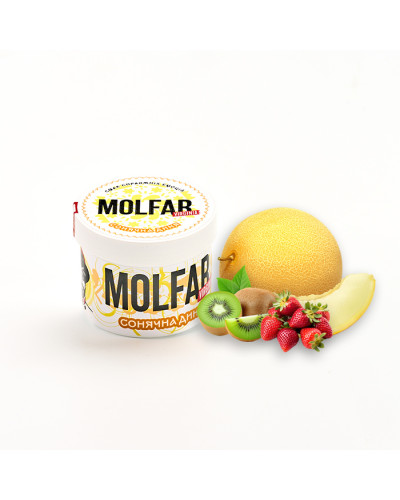 Тютюн Molfar Verginia Line Сонячна диня (Полуниця, Диня, Ківі) 40 г